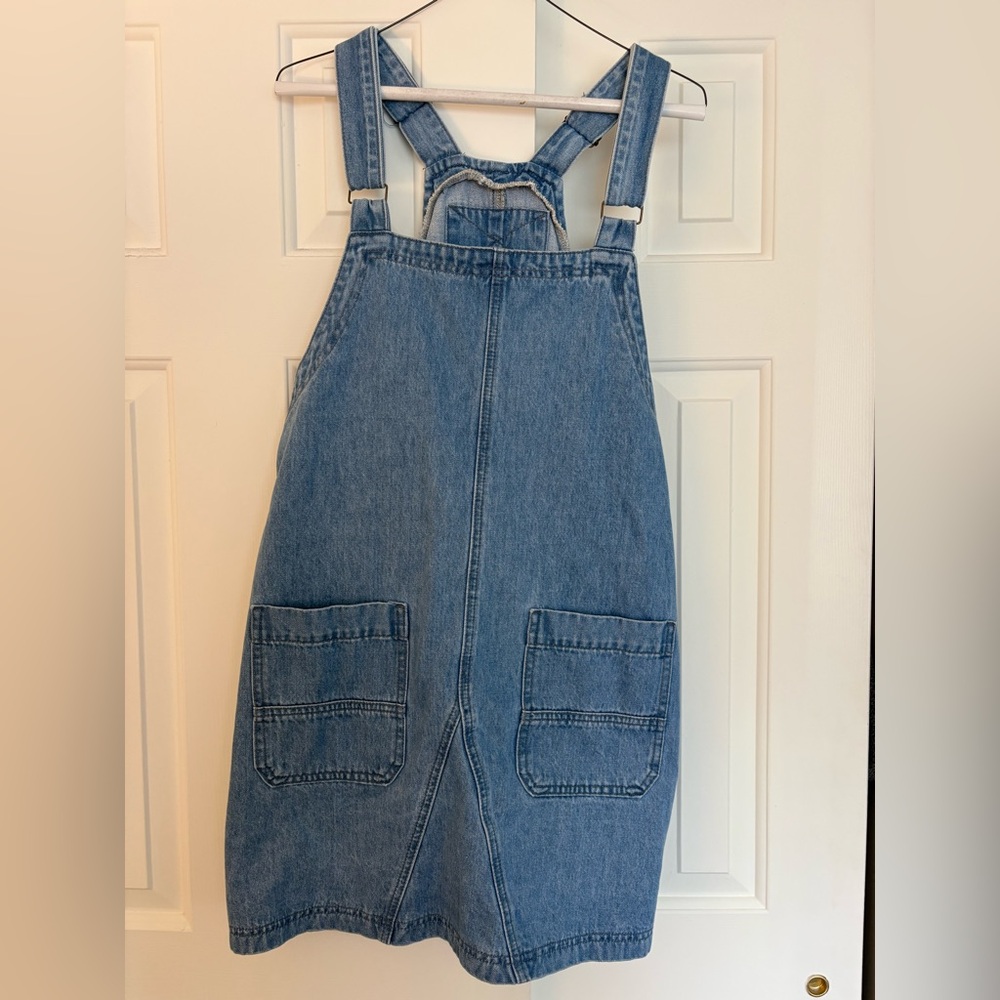 Blue Denim Overall Dress